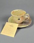 Shigaraki-ware Mug & Saucer Brown Glaze 180ml