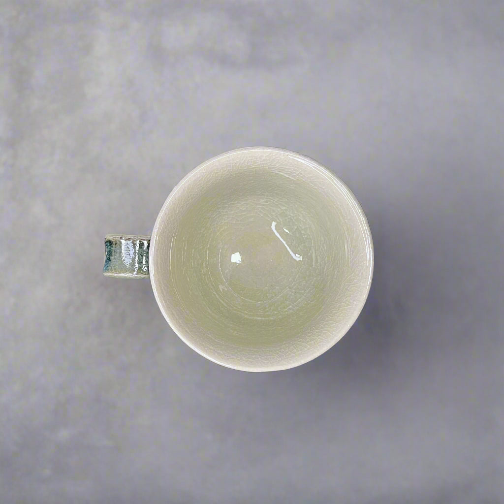 Shigaraki-ware Mug & Saucer Black 180ml