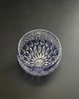 Toa Glass Edo Kiriko Crystal Whisky Glass by Satoshi Nabetani - Lotus 蓮華 (Purple)