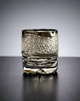 Toa Glass Whisky Glass Edo Kiriko by Satoshi Nabetani - Haine 波音 (Black)