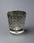 Yamada Glass Edo Kiriko Crystal Whisky Glass - Entsunagi 縁繋ぎ (Black)