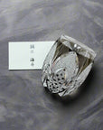 Edo Kiriko Crystal Whisky Glass by Kaito Nabetani - Kokka 黒華 (Black)