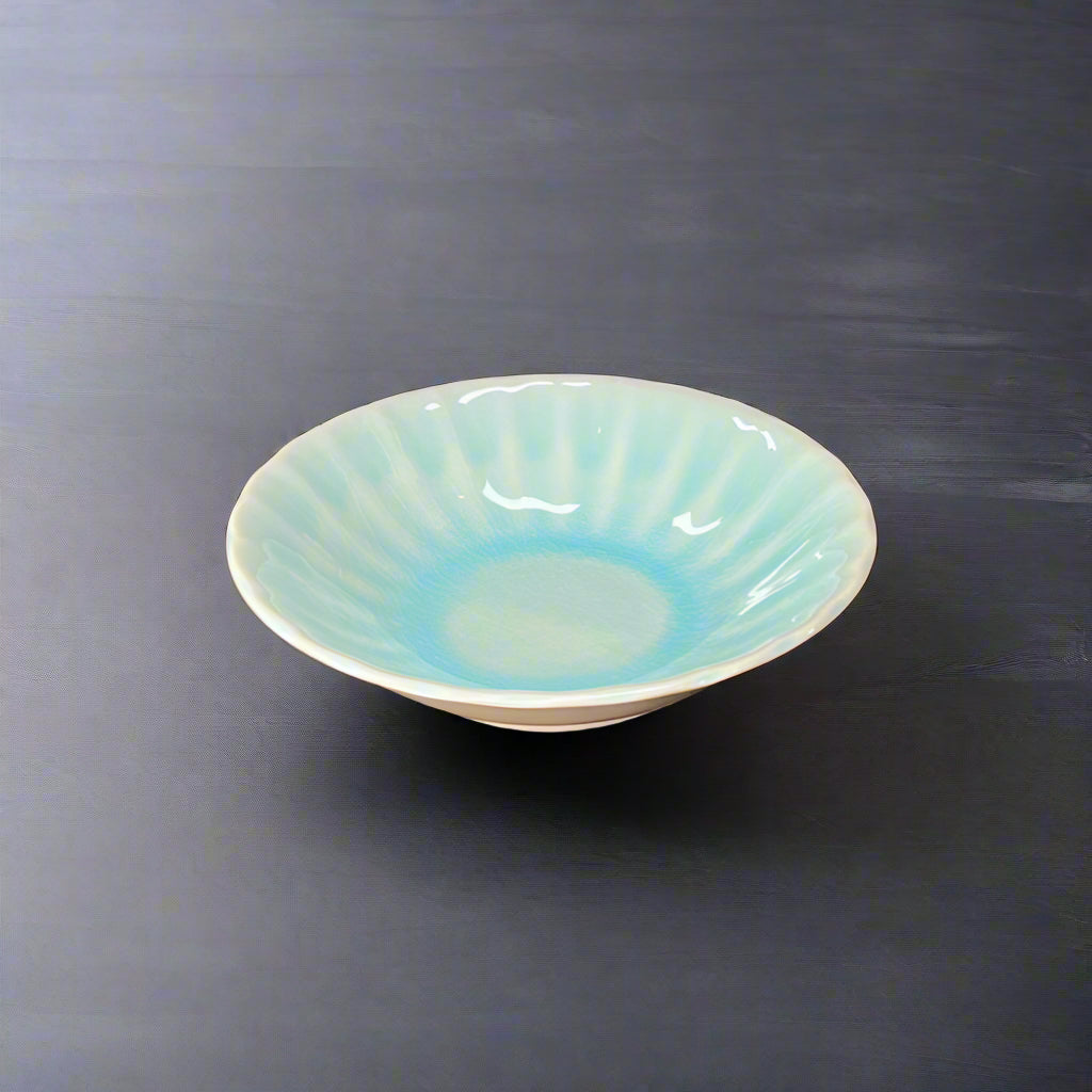 Fukui Craft Ice Blue Plate