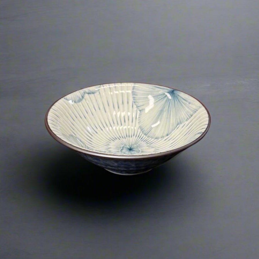 Mino-ware Plum Blossom Rain Bowl
