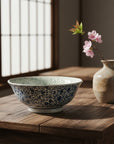 Vine Pattern Large Porcelain Bowl