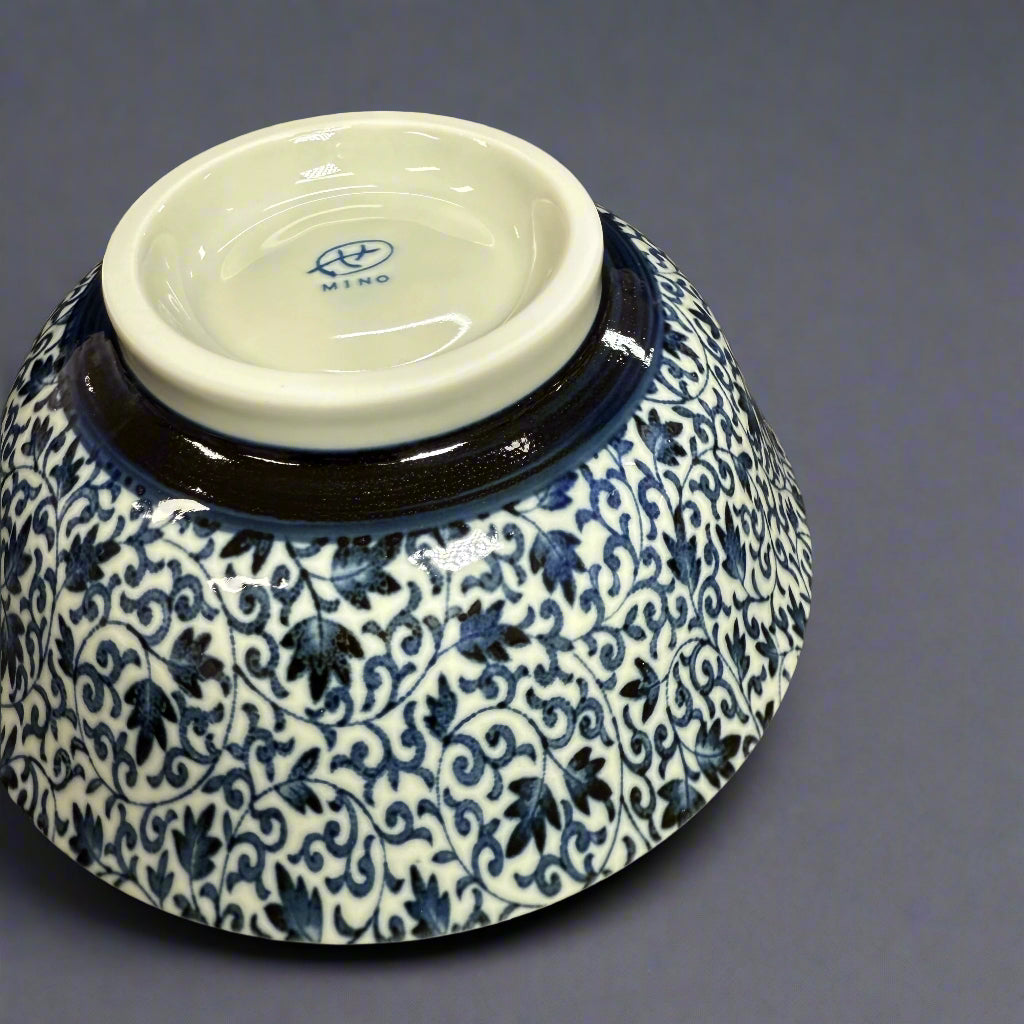 Vine Pattern Large Porcelain Bowl