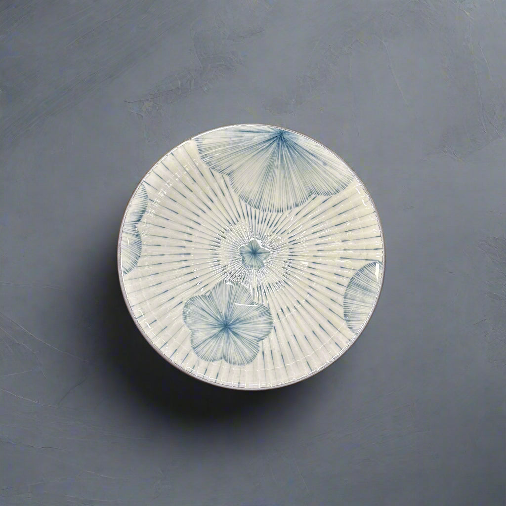 Mino-ware Plum Blossom Rain Bowl