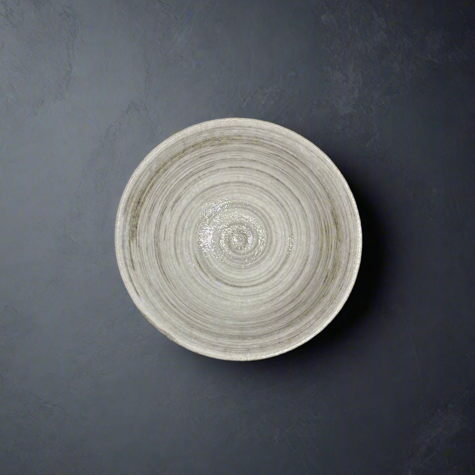 Earthen Spiral Glaze Ramen Bowl