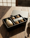 Mino-ware Moss Clay Sake Set
