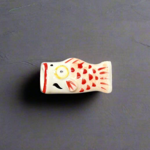 Handmade Red Carp Flag Chopstick Rest