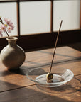 Kousaido Incense Holder Brass & Glass - Ball