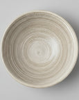 Mino-ware Grey Brushed Rice Bowl