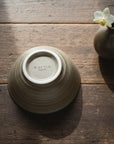 Mino-ware Grey Brushed Rice Bowl