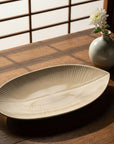 Nagomi Beige Leaf Plate