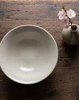 Mino Ware Ivory Cone-shaped Large Bowl