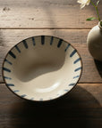 Southern Wind Rustic Stripe Large Bowl