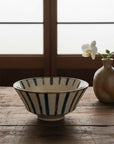 Southern Wind Rustic Stripe Large Bowl
