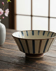 Southern Wind Rustic Stripe Large Bowl