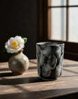 Mino-ware Black Shino Teacup