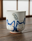 Neko Crackle Glazed Teacup
