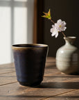 Mino-ware Iridescent Black Cup