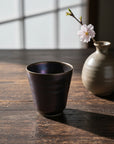 Mino-ware Iridescent Black Cup
