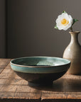 Tenmoku White Drip Noodle Bowl