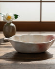 Sakura Shino Leaf-shaped Large Plate