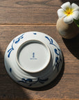 Blue Grass Pattern Deep Plate