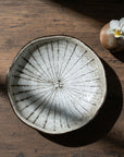 Unofu Tokusa Brush Flow Serving Bowl