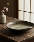 Kuro Yuteki Irregular Edge Large Plate