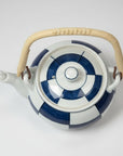 Arita-ware Indigo Ichimatsu Porcelain Teapot