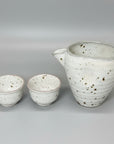 Mino-ware Handcrafted Kohiki Cold Sake Set
