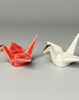 Mino-ware Crane Chopstick Rest Pair