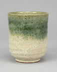 Oribe Crackle Green Glaze Teacup