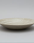 Ripple Glaze Deep Plate - Clay Gray