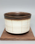 Banko-ware Gold Stripe Matcha Bowl & Tray Set