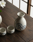 Mino-ware Octopus Vine Pattern Sake Set