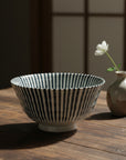 Mino-ware Blue Striped Small Bowl