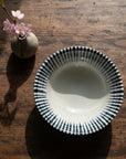Mino-ware Blue Striped Small Bowl