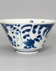 Hand-painted Blue Cat Noodle Bowl