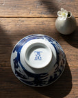 Hand-painted Blue Cat Noodle Bowl