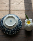 Mino-ware Gosu Blue Arabesque Bowl