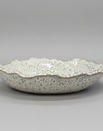 Banko-ware White Spiral Textured Plate