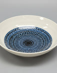 Navy Blue Splash Deep Plate