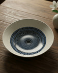 Navy Blue Splash Deep Plate