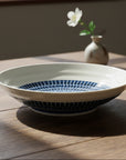 Navy Blue Splash Deep Plate