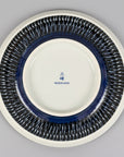 Navy Blue Splash Deep Plate