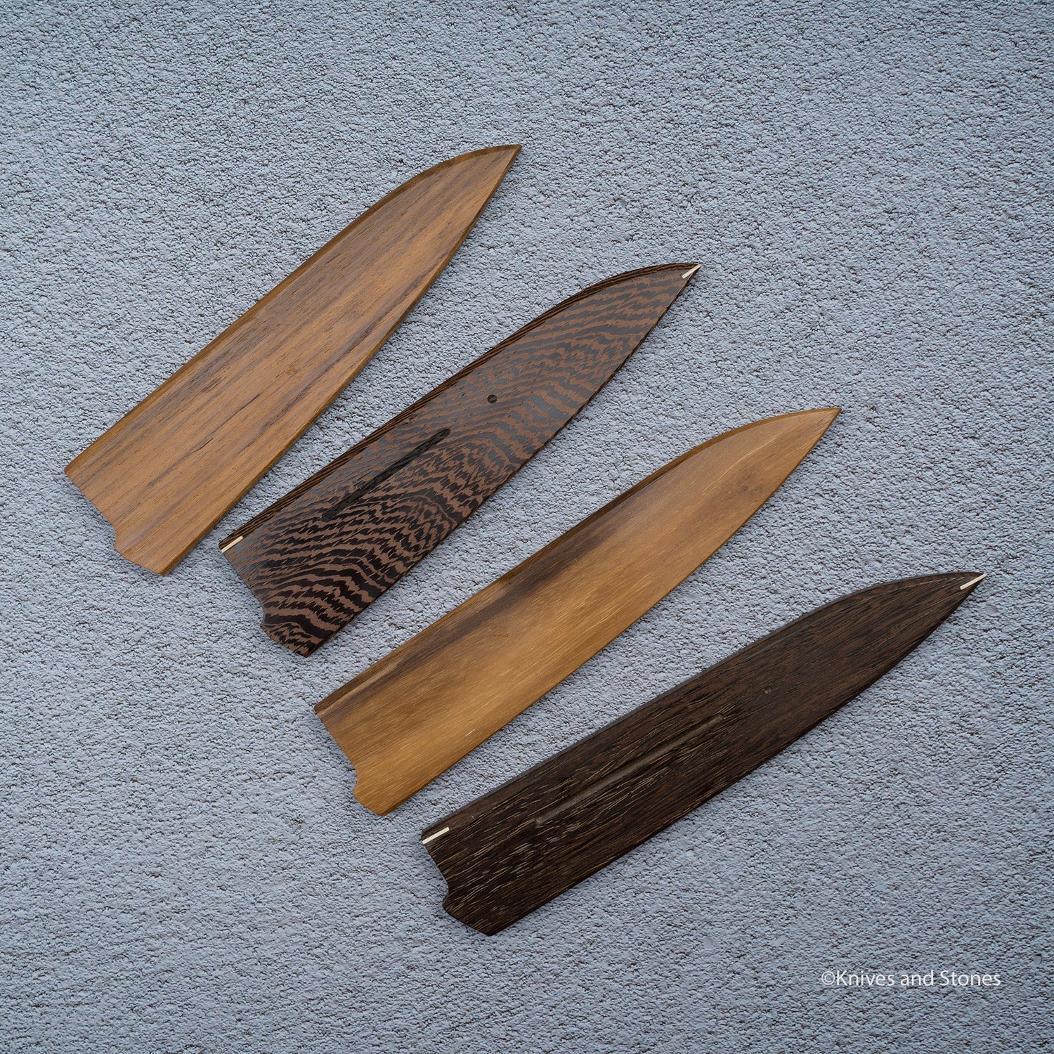 K&S Petty Saya Hardwood Standard Profile (150 / 165mm)
