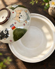 Saji Pottery Banko-ware Shiba Clay Pot